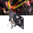 thumbnail image 1 of Sortie Guitare Jack Plaque, Guitare Électrique Forme Carrée Métal Compact Jack Guitare Socket Plaque pour Telecaster, 1 of 8