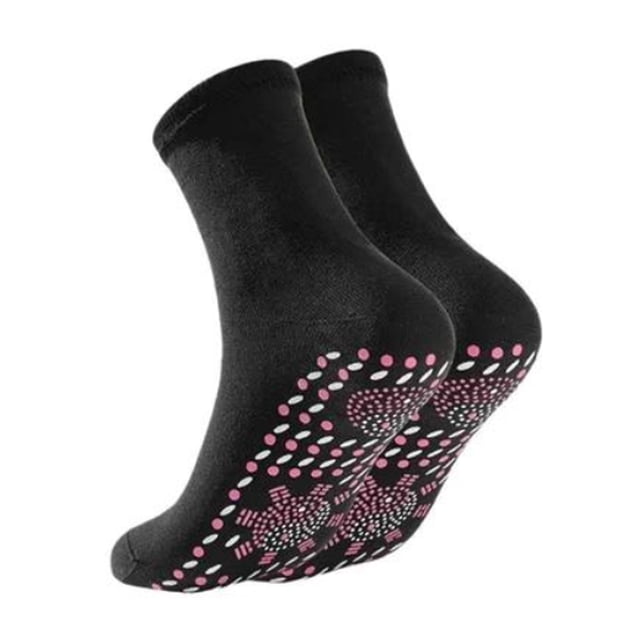 Calcetines Calcetines térmicos, calcetines autocalentables, calcetines magnéticos autocalentables de turmalina, calcetines de masaje para hombres y mujeres, calcetines calentadores de pies, ideales pa Abanopi Calcetines