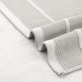 thumbnail image 4 of Unique Bargains Striped Decorative Hand Towel Set Cotton Face Towels Khaki 6 Pack, 4 of 5