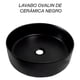 thumbnail image 2 of Lavabo Negro Premium Ovalin Redondo 40x40x12.5 Jauz Improvement J0523 Color Negro, 2 of 5