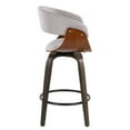 thumbnail image 3 of LumiSource Vintage Mod 26" Fixed-Height Counter Stool - Set of 2, 3 of 6
