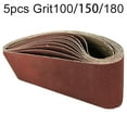 thumbnail image 4 of 5 PCS Cinturones de lijado Cinturones de pulido 3 * 21 pulgadas 100/150/180 Grit for pulido de metal Ajedlador de lijadora Accesorios, 4 of 4
