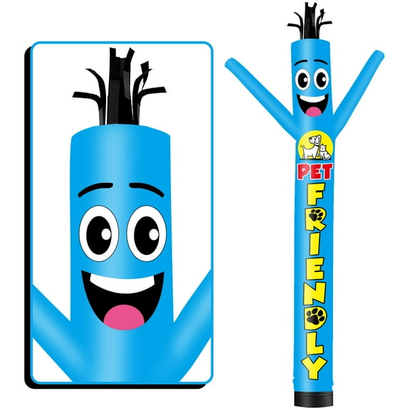 Pet Friendly Inflatable Tube Man Wacky Wavy Dancing Guy for Outdoor Decoration Advertising Business Promotion (Blower Not Included)
