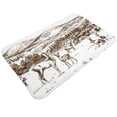 thumbnail image 3 of Bathroom Rugs Non Slip Washable - Woodland Forest With Deers Kitchen Mats for Floor, Area Rugs for Entryway Rugs Indoor, Laundry Bathroom Room Door Rug with Rubber Backing 20x31.5in, 3 of 8