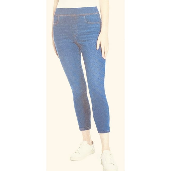 Gloria Vanderbilt Ladies' Slim Fit Mid Rise Pull On Pants, Blue 4/26
