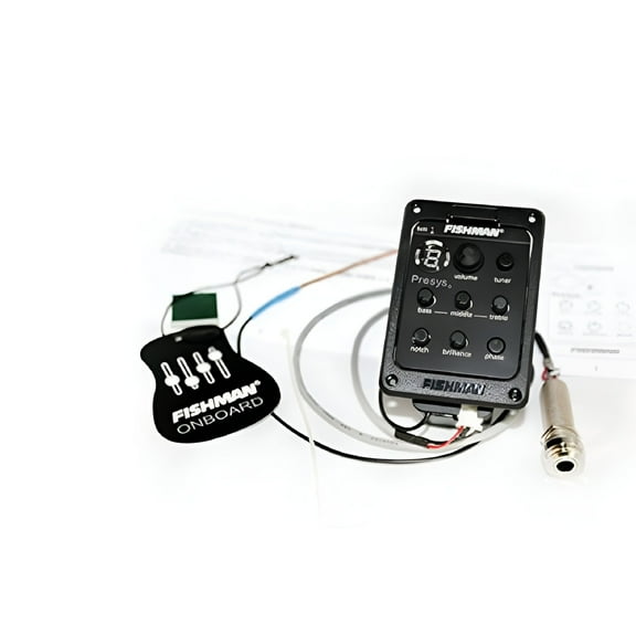 GJX Fishman Presys 201 Acoustic Guitar Preamp Piezo Pickup EQ Equalizer Uner Mic