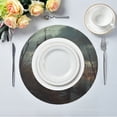thumbnail image 3 of WOBOGO Bell Tower Round Placemats Set of 6 Heat Resistant Washable Kitchen Table Decorations 15.4in, 3 of 7