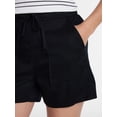 thumbnail image 5 of Time and Tru Women's Soft Utility Shorts, 4" Inseam, Sizes XS-XXXL, 5 of 6