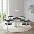 thumbnail image 5 of Veronica Shannon 5 Piece Round  Dining  Set with Charcoal Fabric, 5 of 13