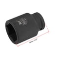 thumbnail image 2 of Socket de impacto profundo Uxcell de 3/4" de 40 mm 6 puntos de acero de molibdeno cromo negro, 2 of 5