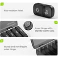 thumbnail image 3 of AUVON XL Weekly Pill Organizer 2 Times a Day, Pill Box 7 Day with One-Side Large Openings for Easy to Use, Black Privacy Protection AM PM Pill Case for Medication, Vitamins, Fish Oils, Supplements, 3 of 10
