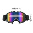 thumbnail image 6 of Ski Goggles Motor Cycling Sunglasses with Anti-slip Adjustable Band Sunshade Windproof Dust-proof Block UV Light Clear View Sunglasses for Skiing Off-Road Racing, 6 of 8