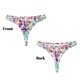 thumbnail image 3 of Fotbe Colorful Watercolor Dots Tanga Sin Costuras para Mujer con Estampado – Panties Invisibles, Transpirables y Cómodos para Uso Diario-Large, 3 of 6