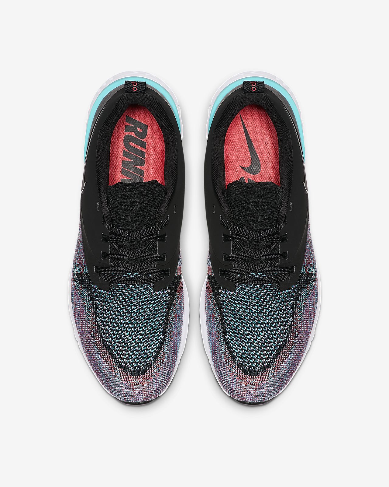 nike odyssey react flyknit 2 women's black