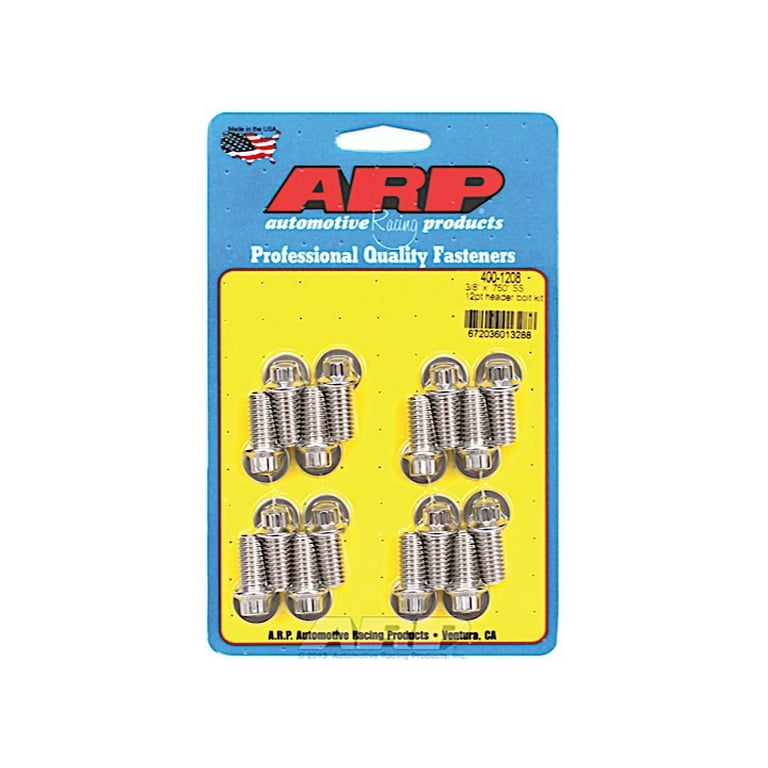 ARP S/S Bolt Kit - 12pt (5) 3/8-16 x .750 ARP S/S Bolt Kit - 12pt (5) 3/8-16 x .750