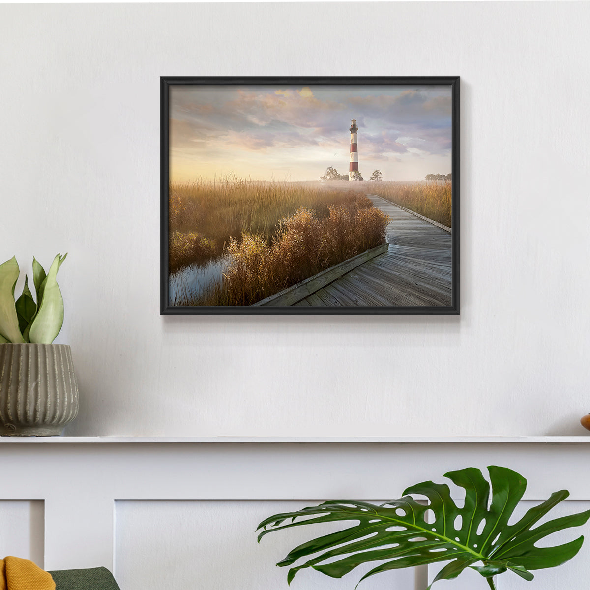 Private Path I by Mike Calascibetta - Restickable Framed Giclée Print