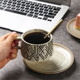 thumbnail image 6 of Glossy Coffee Milk Tea Oatmeal Cup Home Restaurant Mug, 6 of 6