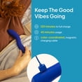 thumbnail image 5 of Hello Cake Bendable Vibe Vibrator for Women, Waterproof & Rechargeable Internal Toy with 10 Vibrating Modes, Blue, 5 of 6