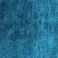 thumbnail image 1 of Ahgly Company Indoor Square Oriental Light Blue Industrial Area Rugs, 7' Square, 1 of 4