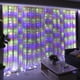 thumbnail image 1 of Luces de cortina HXWEIYE, 300 LED, diseño de hada, 3 x 3 m, multicolor, con mando a distancia, 1 of 4