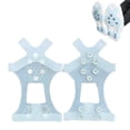 thumbnail image 4 of Pour Chaussures Hiver avec 10 Chaînes pour Chaussures Adaptées à la Randonnée Randonnée Glace Pêche Glace Etc. Activités Extérieures d'Hiver, 4 of 8