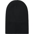 thumbnail image 6 of Women Satin Lined Knit Beanie Hat Winter Hats for Women Men Silk Lining Soft Slouchy Warm Cuffed Beanie Hat (Black), 6 of 7