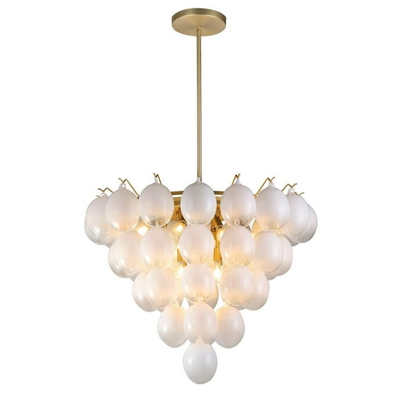 Artcraft Lighting Globo - Chandelier - 13-Light - Iridescent Glass Brass