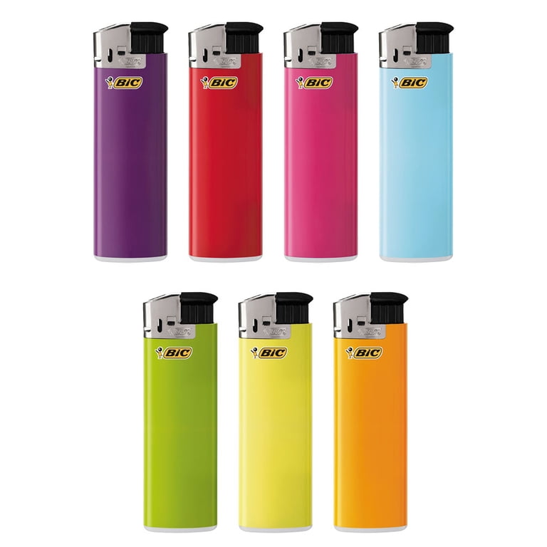 BIC Classic Electronic Series Lighters, Assorted Colors, Set of 8 Lighters