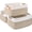 White&Jute, variant on Natubeau 3 Pack Woven Storage Basket for Shelves, 29L Large Cube Storage Bins, Cotton Rope Woven Baskets for Organizing, White&Jute, 17.5"D x 13"W x 7"H