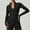 black, variant on Only Coat Womens Slim-Fit Zip-Up Yoga Jacket Quick-Dry Long Sleeve High Neck Workout Top for Outdoor Fitness and Gym Training Activewear Sportswear