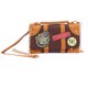thumbnail image 1 of Cartera de cuero de PU de moda, bolso de mensajero, bolso de mano retro elegante, bolso de hombro para fiesta, citas, marrón, tamaño libre, 1 of 15