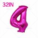 thumbnail image 3 of Banner de feliz cumpleaños de Hello Kitty, divertido juego de números, suministros para fiestas de baby shower, decoraciones coloridas para niñas y niños, color rosa, 3 of 5
