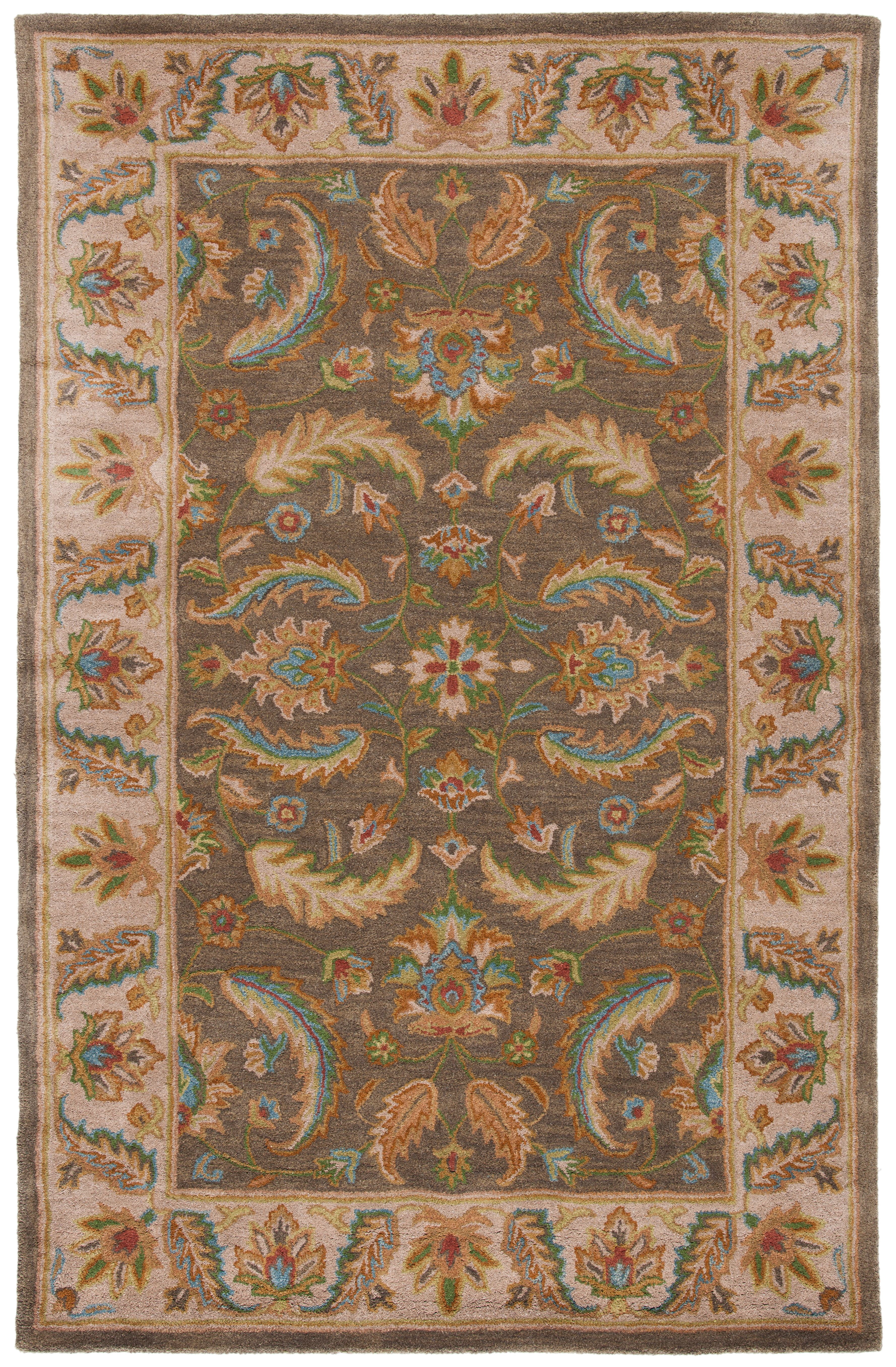 Safavieh Heritage Wight Oriental Wool Area Rug, Green/Beige, 5' x 8'