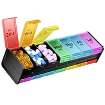 Extra Large Pill Organizer 2 Times a Day, 7 Day XL Pill Box AM PM ,Weekly Pill Case Twice a Day, Oversized Daily Medicine Container for Vitamins