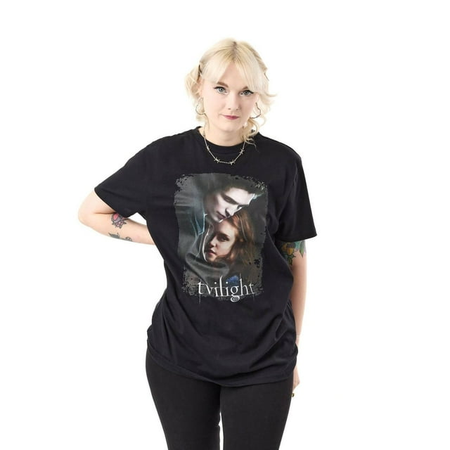 Twilight T-Shirt à Manches Courtes Affiche de Film pour Femmes