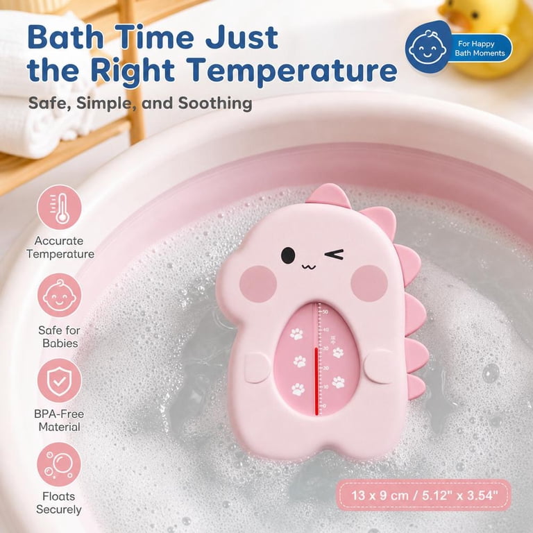Temperature Gauge Bath Dinosaur Shape Instant Read Water Temperature ...