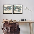 thumbnail image 3 of Stupell Industries Blue Crabs on Sand Animals & Insects Painting Black Floater Framed Canvas Art Print Wall Art, 18 x 18, Set of 2, 3 of 10