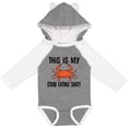 thumbnail image 3 of Inktastic This is My Crab Eating Shirt Boys or Girls Long Sleeve Baby Bodysuit, 3 of 5
