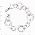 thumbnail image 3 of White Sterling Silver bracelet Links Link, 8 in 14 mm, 3 of 3