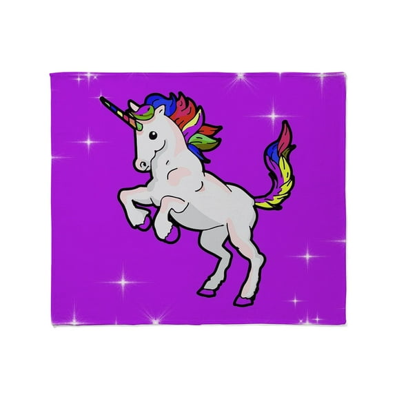 CafePress - Unicorn Throw Blanket - Soft Fleece Throw Blanket, 50"x60" for All Ages