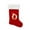 O, variant on 18.5 Inches Christmas Embroidered Letter Stocking Soft Velvet with White Plush Cuff Embroidered Personalize Double Christmas Sock for Family Holiday Decoration Hanging (Red)
