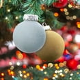 thumbnail image 2 of 16 pc Christmas Ball Bauble Ornament Velvet Christmas Indoor Outdoor Hanging Decoration Holiday Party Wedding Halloween Thanksgiving Valentine's Day Decor, 2 of 6
