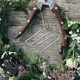 thumbnail image 7 of Greenadscape U Shaped Metal Pins 150Pcs for Securing Floral Arrangements and Plant Decorations Galvanized, 7 of 7