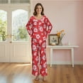 thumbnail image 4 of Loritta Womens Pajama Sets 2 Piece Loungewear Long Sleeve Shirts and Pants Pjs Sleepwear with Pockets, 4 of 6