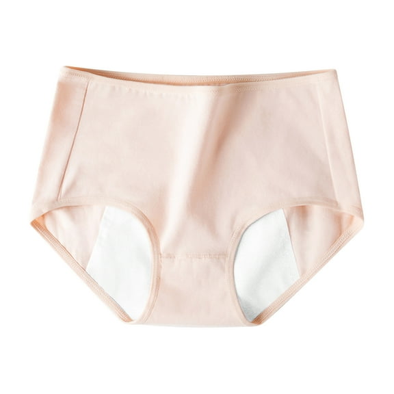 Iyufng Plus Size Panties for Women,Women's Panties Women Period Seamless Mid-waist Breathable Women's Physiological Underwear Briefs,Womens Panties