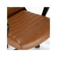 thumbnail image 3 of Click365 Transform 3.0 Ergonomic Mid Back Desk Chair Bonded Leather Cognac, 3 of 8
