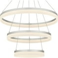 thumbnail image 2 of Quoizel Cohen Integrated LED Brushed Nickel Pendant Light, 2 of 6