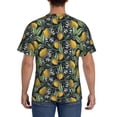 thumbnail image 2 of Naloa Citrus Fruits Elegant Lemons Men's T-Shirt Sport T-shirt Men's Basic Tee Casual Men's Shirt, Round Neck, Short Sleeves - XX-Large, 2 of 5