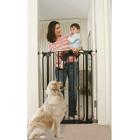 Dreambaby Chelsea Extra Tall Auto Close Security Gate with Extensions, Black