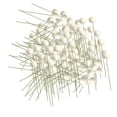 thumbnail image 1 of 100 bayas artificiales para ramos de novia y damas de honor (manualidades DIY) Blanco, 1 of 9